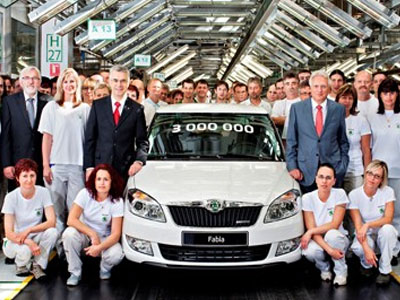 Τρία εκατομμύρια Skoda Fabia